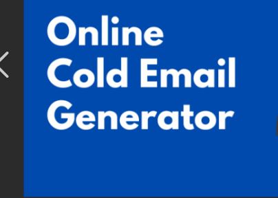 Cold EMail Generator